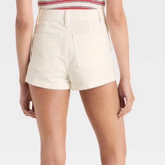 Universal Thread Women's High-Rise Sailor Denim Shorts Quiet Luxury Beach Shorts - Picture 6 of 15